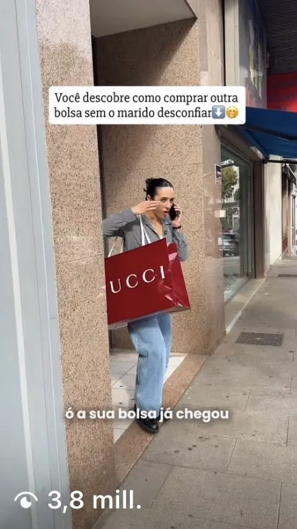 Vídeo viral de Rizia Personal Shopper: entrega de un bolso de lujo, 3,8 millones de reproducciones